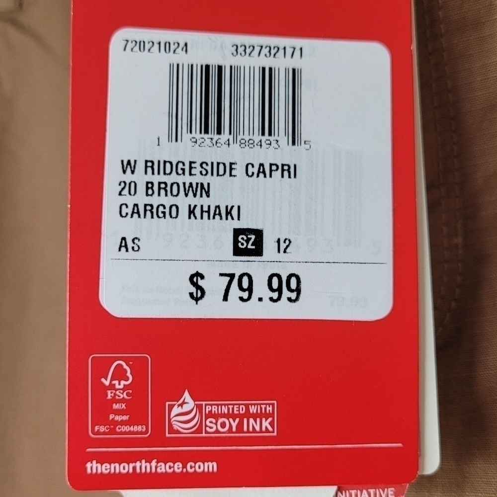 The North Face Khaki Capri Pants - Picture 5 of 9